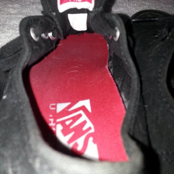 Black Vans Waitress Sneakers Worn - Picture 8 of 12